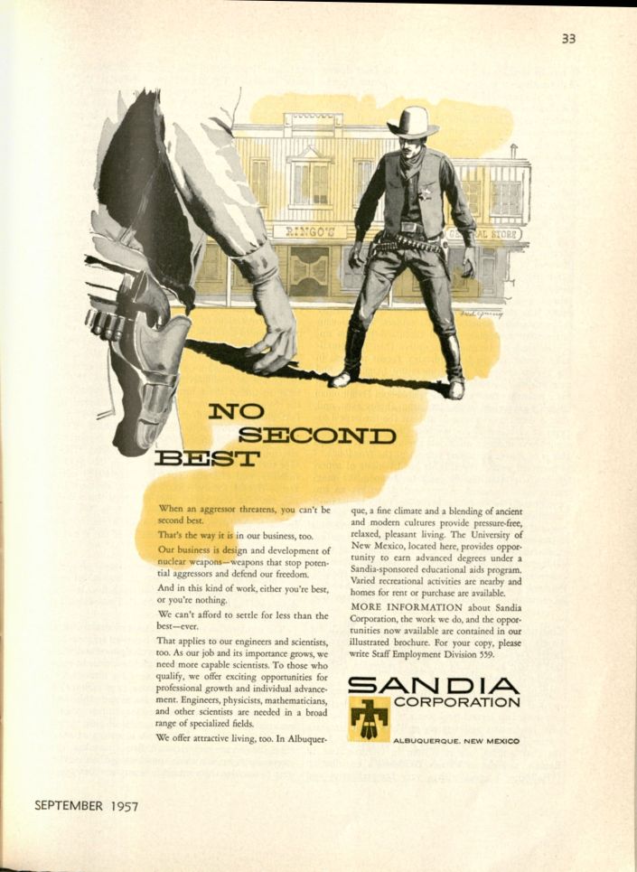 Sandia 1957 v10i9 p33 no second best gunslingers