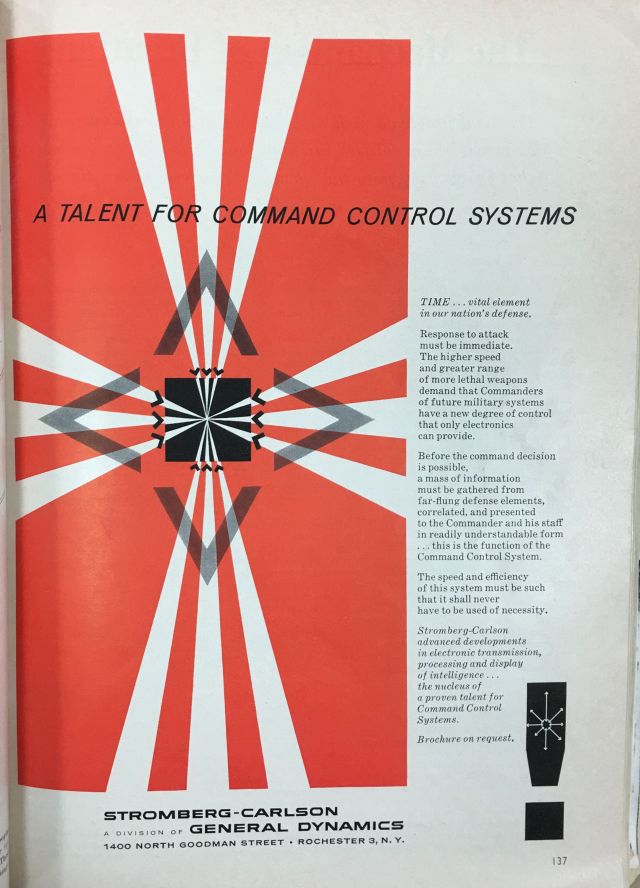 Stromberg Carlson 1960 SA v202i1 p137 a tlent for command control systems